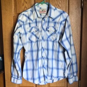 Vintage Wrangler Western Long Sleeve boys 18/20